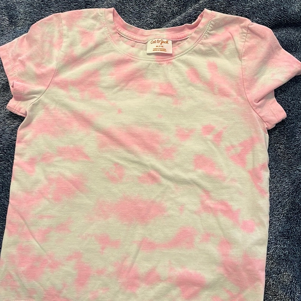 Cat & Jack tie dyed shirt
